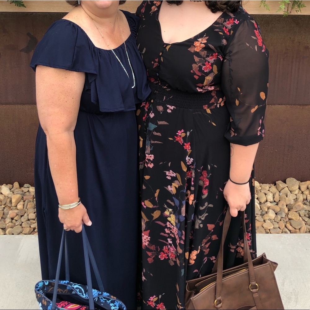 City Chic Floral Maxi Dress